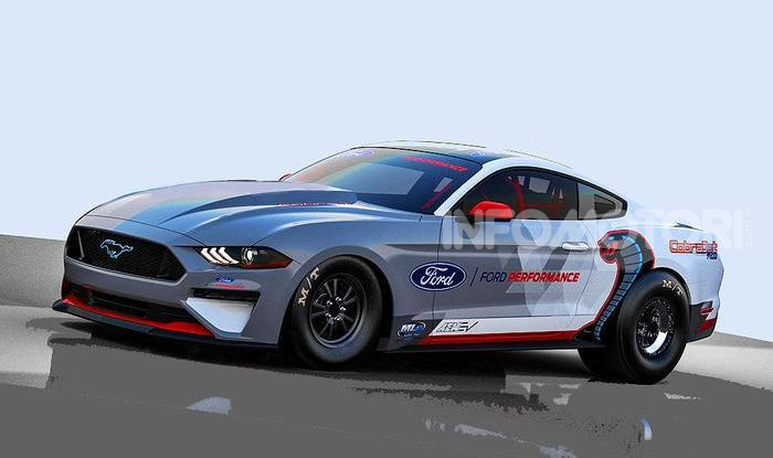 Mustang Cobra Jet 1400: la Dragster di Ford 100% elettrica - Foto 1 di 6
