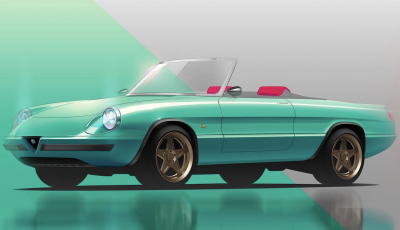 Alfa Romeo Duetto Icon-e, la spider elettrica di Garage Italia