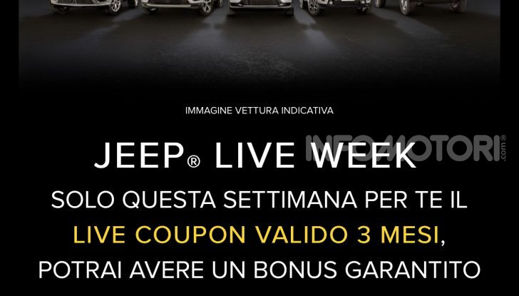 Con Jeep resti a casa e prenoti un super bonus che vale fino al 31 luglio - Foto 1 di 16