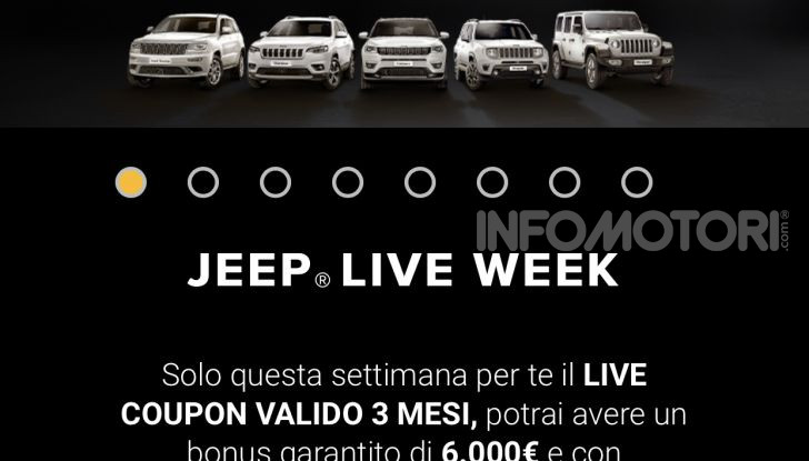 Con Jeep resti a casa e prenoti un super bonus che vale fino al 31 luglio - Foto 7 di 16