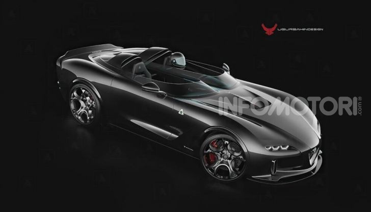 Alfa Romeo Barchetta del futuro, rendering e dettagli - Foto 4 di 7