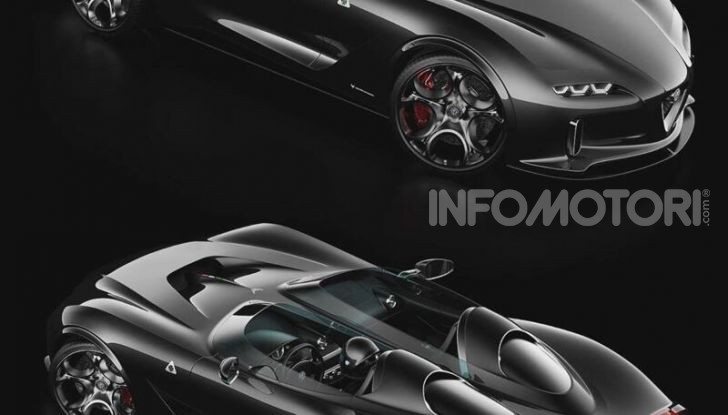 Alfa Romeo Barchetta del futuro, rendering e dettagli - Foto 5 di 7
