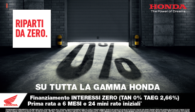 Honda suona la carica per la ripartenza: tanti vantaggi su tutta la gamma