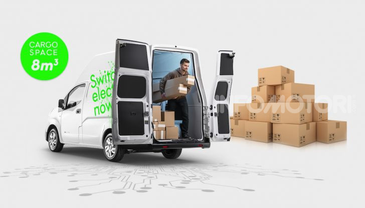 Nissan e-NV200 XL Voltia: massima capienza e zero emissioni - Foto 2 di 3