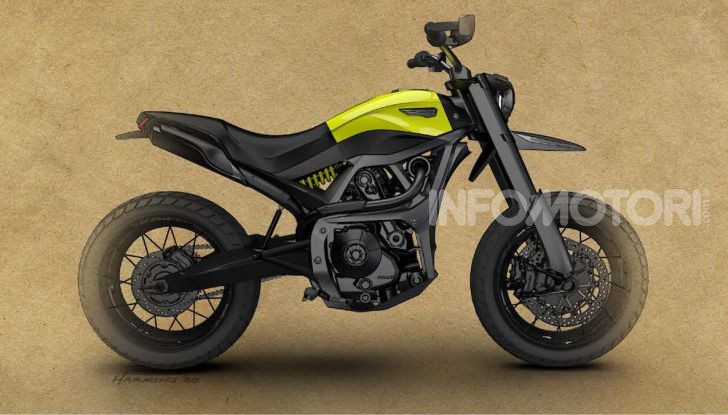 Peter Harkins disegna la Scrambler Ducati del futuro - Foto 2 di 6