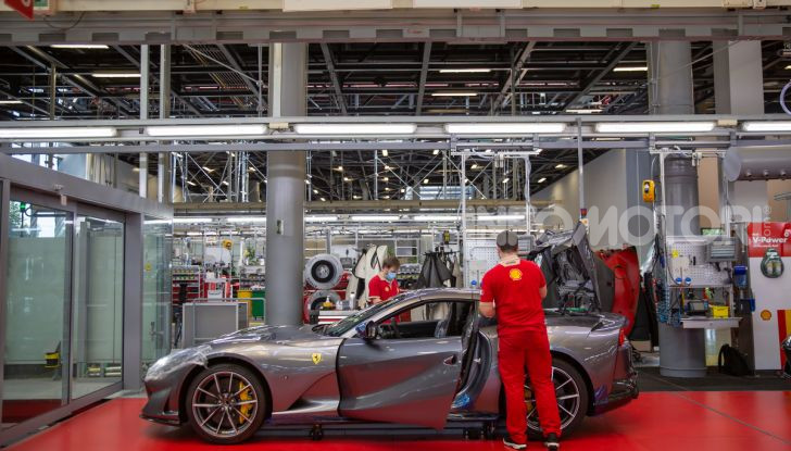 Ferrari ripresa produzione Coronavirus 2020
