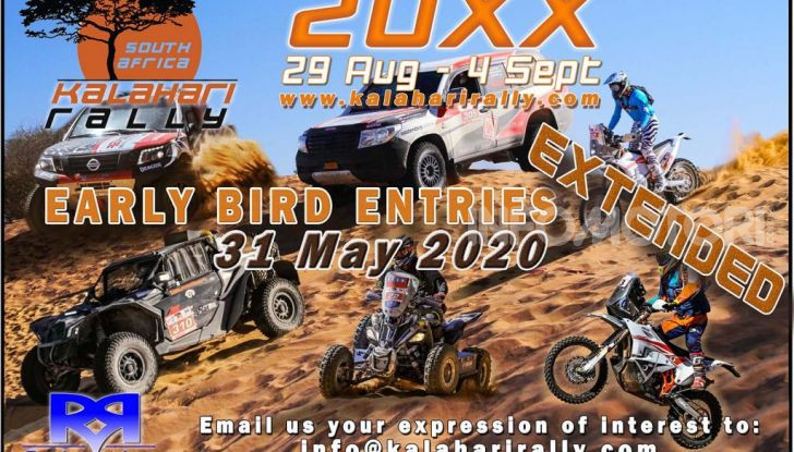 Kalahari Rally 2020 Road to Dakar