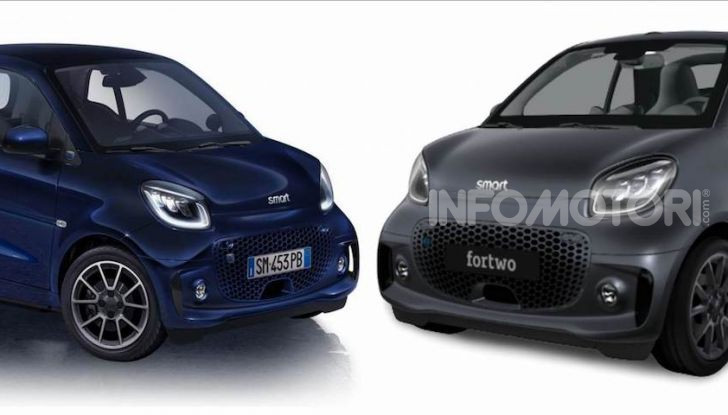 Smart ForTwo EQ Parisblue e Cabrio EQ Suitegrey, le nuove serie speciali - Foto 1 di 4