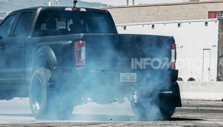 Ken Block drifting pick up Ford F450