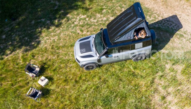 Land Rover Defender 110 tenda tetto rooftop Autohome