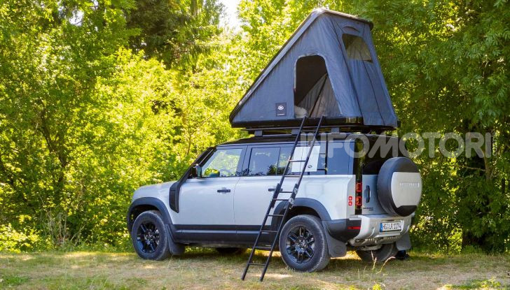 Land Rover Defender 110 tenda tetto rooftop Autohome