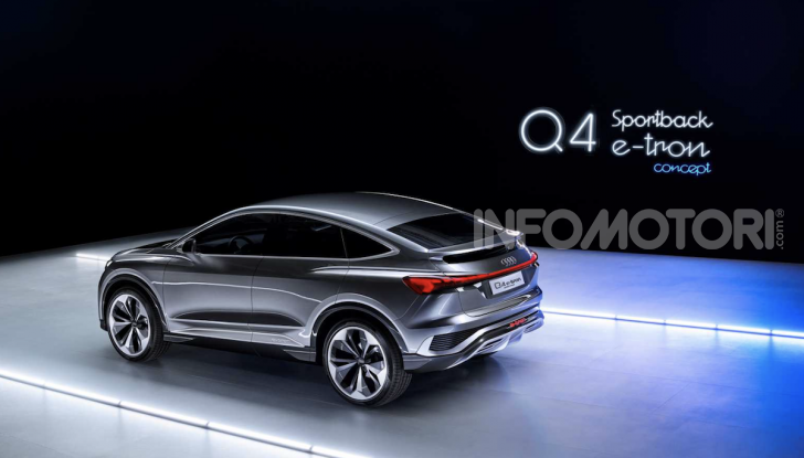 Audi Q4 Sportback e-tron concept: il nuovo SUV elettrico da oltre 300 CV - Foto 1 di 12