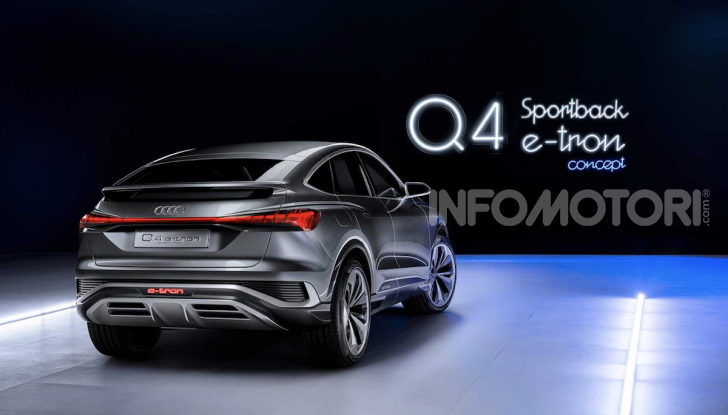 Audi Q4 Sportback e-tron concept: il nuovo SUV elettrico da oltre 300 CV - Foto 11 di 12