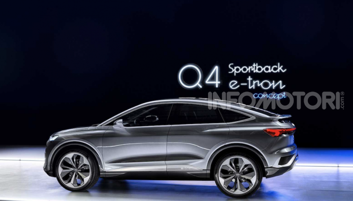 Audi Q4 Sportback e-tron concept: il nuovo SUV elettrico da oltre 300 CV - Foto 12 di 12