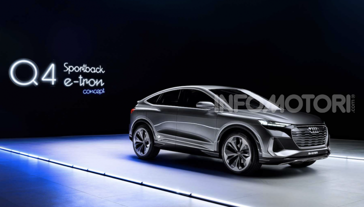 Audi Q4 Sportback e-tron concept: il nuovo SUV elettrico da oltre 300 CV - Foto 2 di 12
