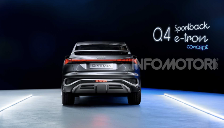 Audi Q4 Sportback e-tron concept: il nuovo SUV elettrico da oltre 300 CV - Foto 4 di 12
