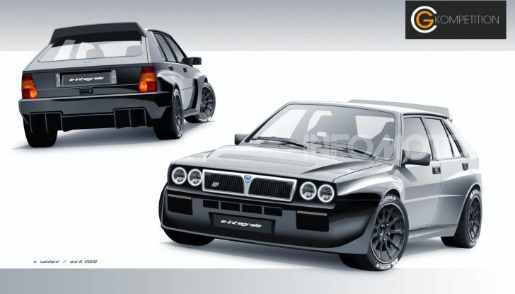 La Lancia Delta torna a correre! Parteciperà nel Rallycross elettrico con 689 CV - Foto 1 di 17