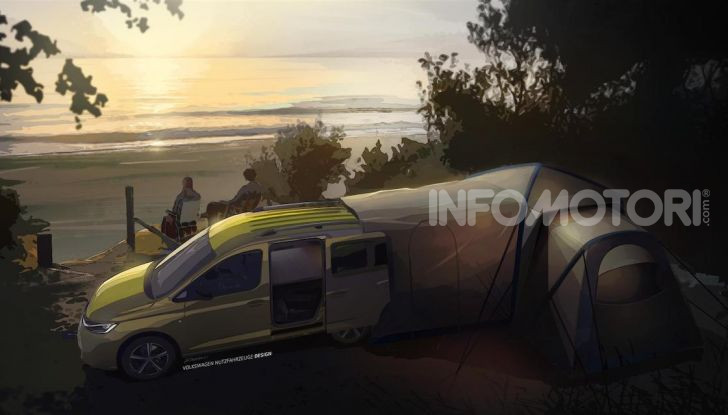 Volkswagen: ecco le prime immagini del nuovo mini-camper - Foto 2 di 3