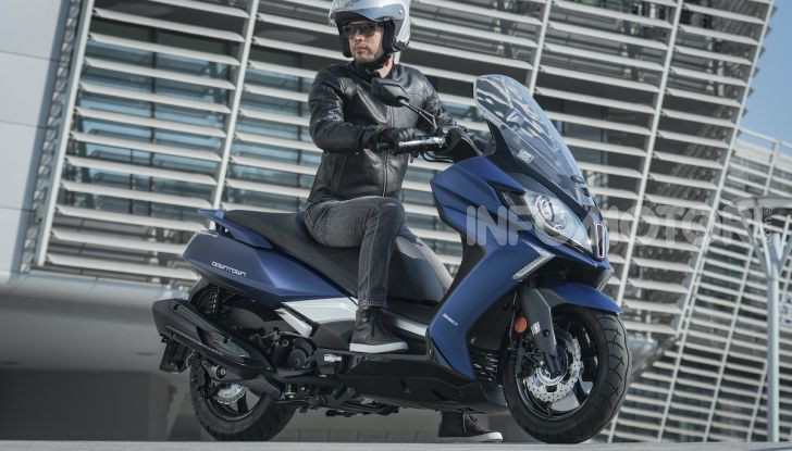 Kymco Downtown 350i TCS: pratico e ancora più sicuro - Foto 16 di 19