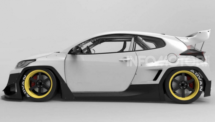 Toyota Yaris diventa una macchina da corsa col kit Rocket Bunny - Foto 3 di 6