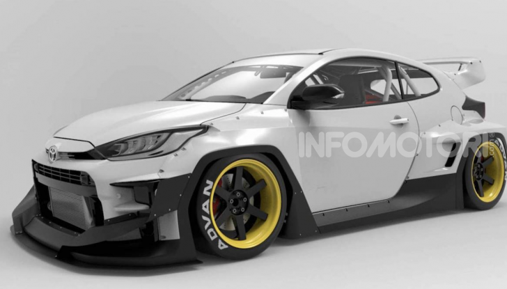 Toyota Yaris diventa una macchina da corsa col kit Rocket Bunny - Foto 4 di 6