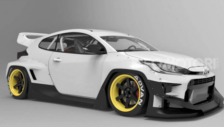 Toyota Yaris diventa una macchina da corsa col kit Rocket Bunny - Foto 6 di 6