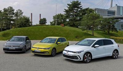 Volkswagen Golf: arrivano le versioni mild hybrid e ibride plug-in