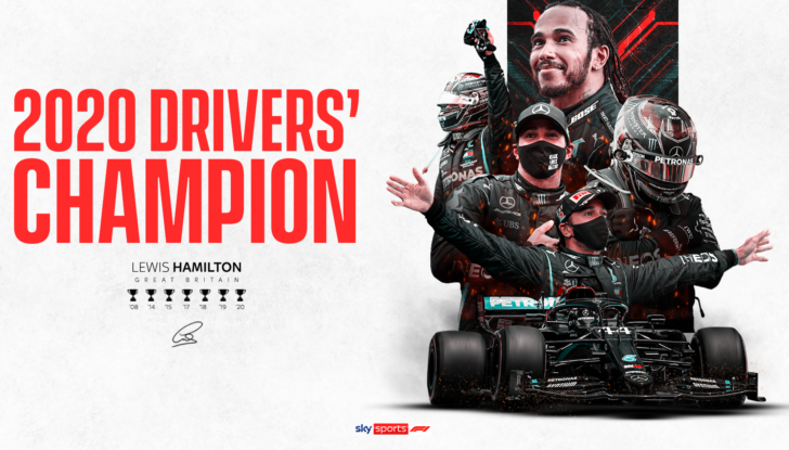 F1 2020 GP Turchia Lewis Hamilton World Champion