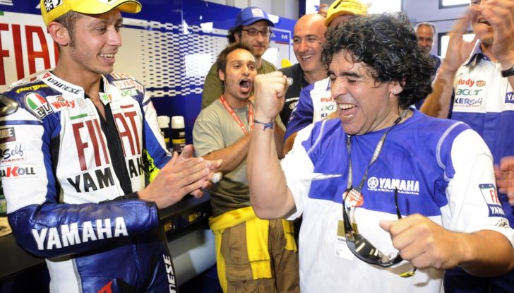 Maradona morte reazione piloti F1 e MotoGP