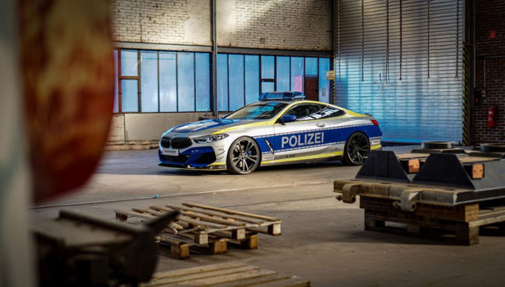 BMW M850i AC Schnitzer Polizia tedesca