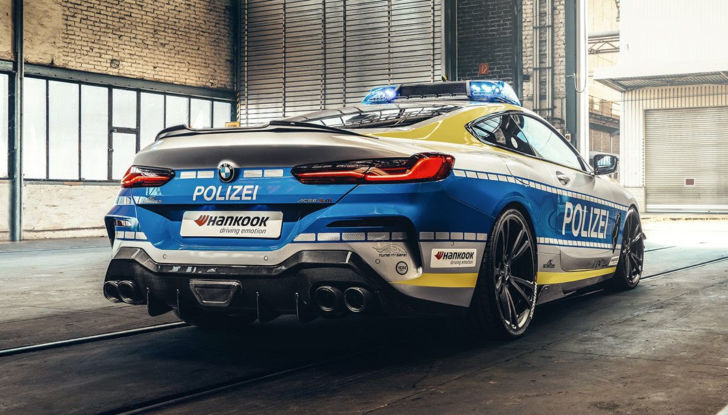 BMW M850i AC Schnitzer Polizia tedesca
