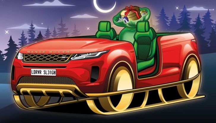 Slitta Babbo Natale render auto