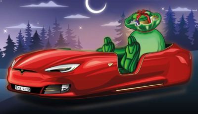 La Slitta di Babbo Natale in versione “auto” secondo Tesla (e non solo)
