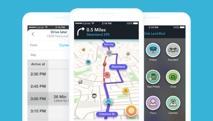 Waze app Google Babbo Natale