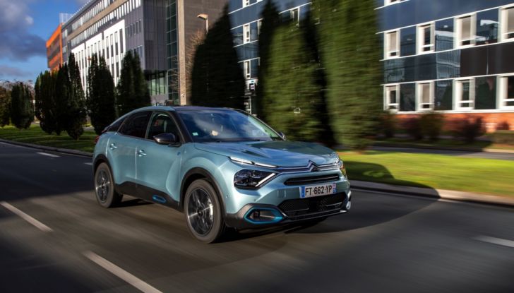 CItroën ë-C4, la versione a zero emissioni