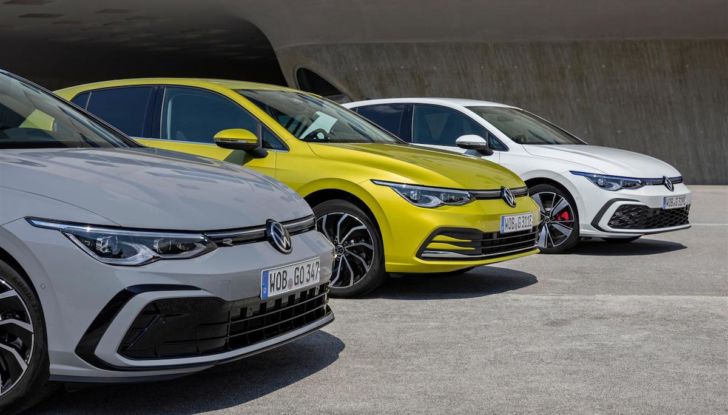 Volkswagen Golf 8 è la berlina compatta più venduta in Italia nel 2020 - Foto 7 di 10