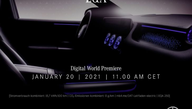 Mercedes Eqa interni