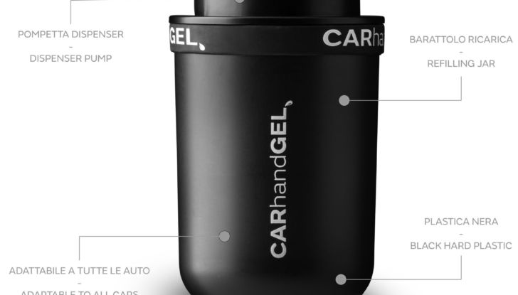 CARhandGEL è il primo dispenser di Gel igienizzante specifico per auto - Foto 11 di 12