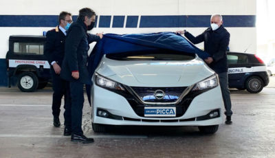 Gruppo Picca sempre più green: consegnata la 1° auto elettrica alla Polizia Locale