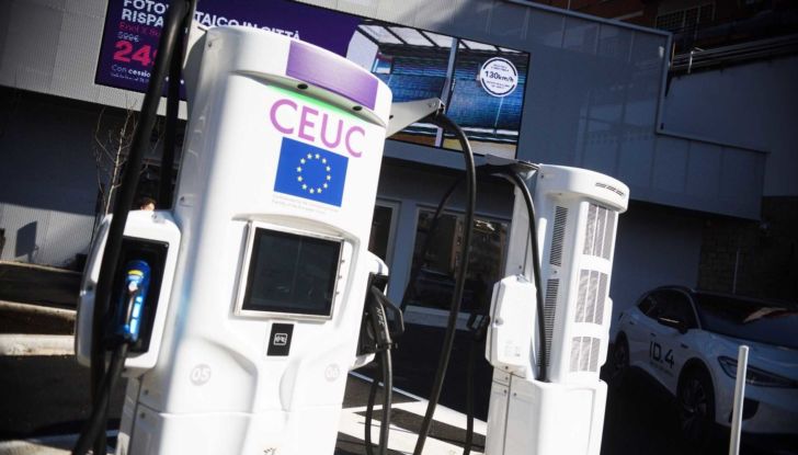 Stazione auto elettriche Enel X Roma