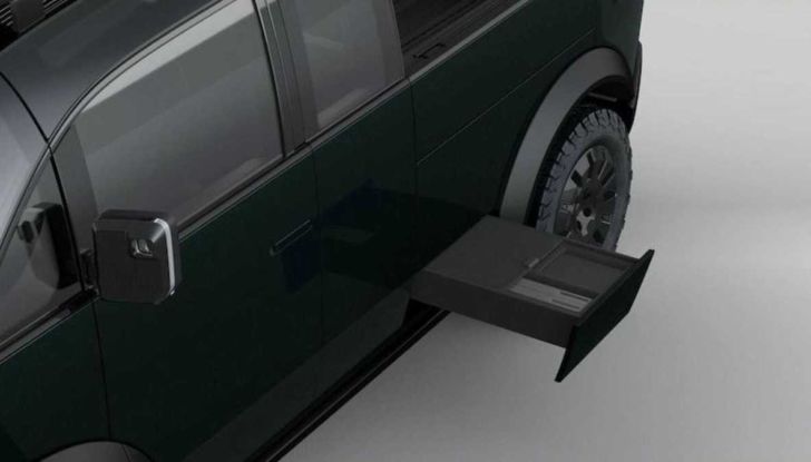 Canoo Inc, il pickup elettrico che si trasforma in camper - Foto 4 di 12
