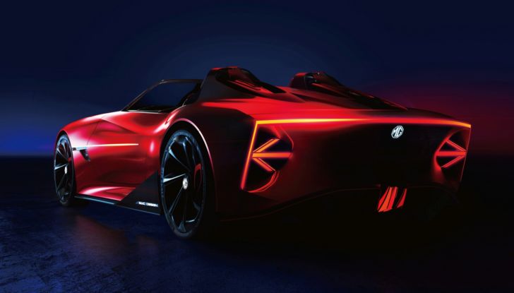 MG Cyberster, la roadster a zero emissioni per il Salone di Shanghai 2021 - Foto 2 di 12