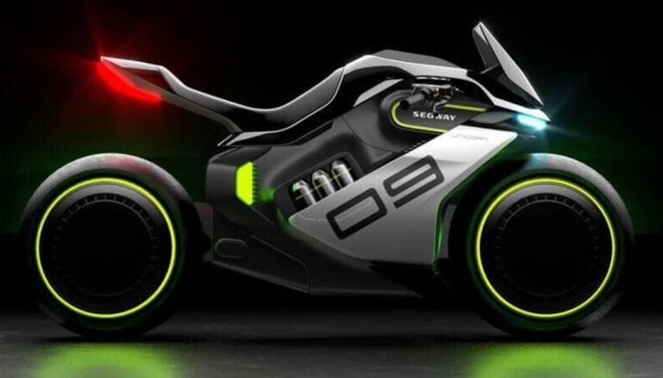 Segway Apex H2, la moto a idrogeno del futuro - Foto 1 di 6