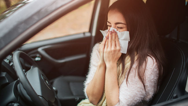 Allergie al volante: come difendersi dalle insidie della primavera