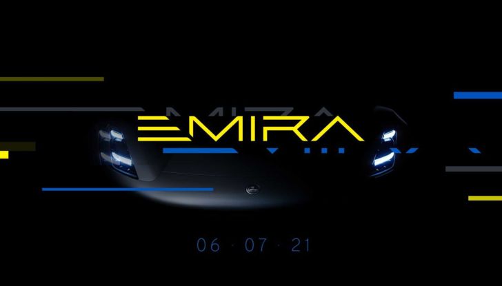 Lotus Emira teaser 2021