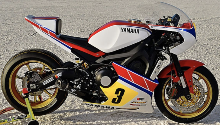 Una Yamaha XSR900 mascherata da TZ750 - Foto 5 di 11