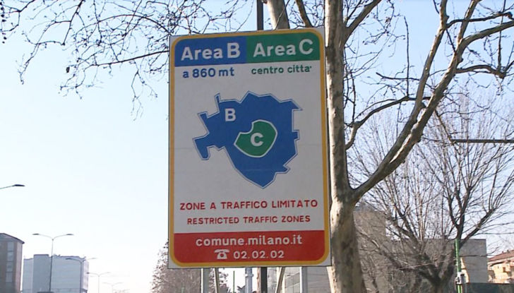 Traffico Milano Area B Area C