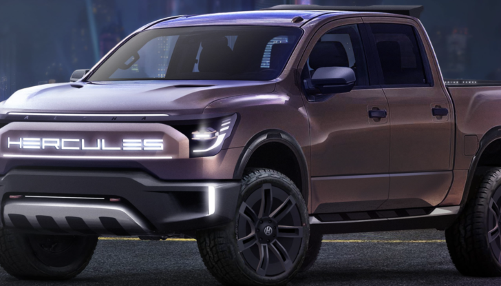 Pininfarina firma il pickup elettrico Hercules Alpha - Foto 1 di 3