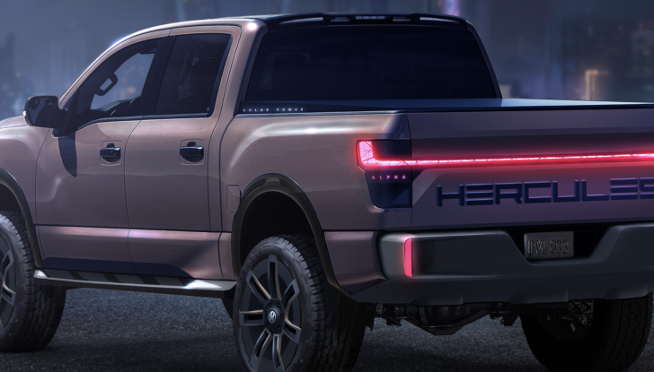 Pininfarina firma il pickup elettrico Hercules Alpha - Foto 3 di 3