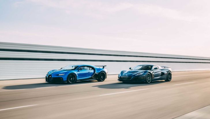 Bugatti Rimac Porsche 2021